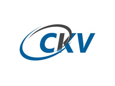 CKV yaratıcı logo tasarımı vektör çizimi