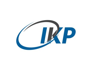 IKP yaratıcı logo tasarımı vektör çizimi