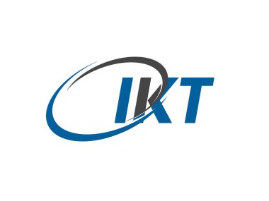 IKT yaratıcı logo tasarımı vektör çizimi