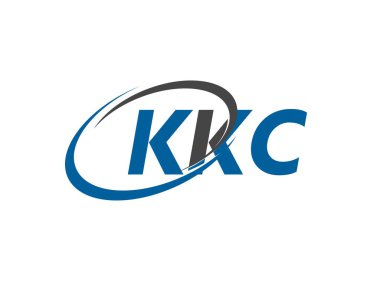 KKC yaratıcı logo tasarımı vektör çizimi