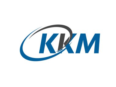 KKM yaratıcı logo tasarımı vektör çizimi