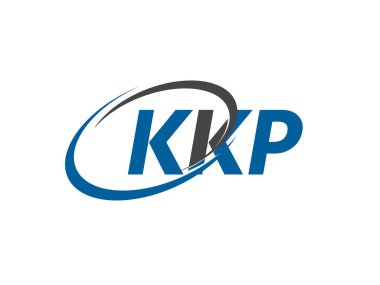 KKP yaratıcı logo tasarımı vektör çizimi