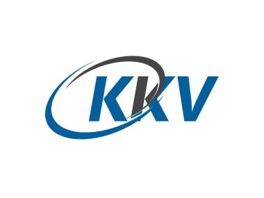 KKV yaratıcı logo tasarımı vektör çizimi