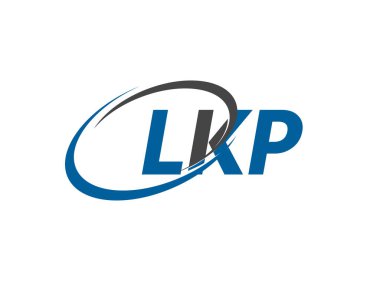 LKP yaratıcı logo tasarımı vektör çizimi