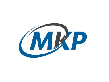 MKP yaratıcı logo tasarımı vektör çizimi