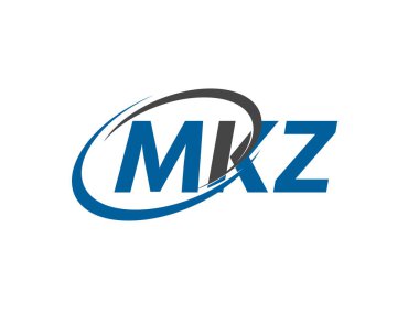 MKZ yaratıcı logo tasarımı vektör çizimi