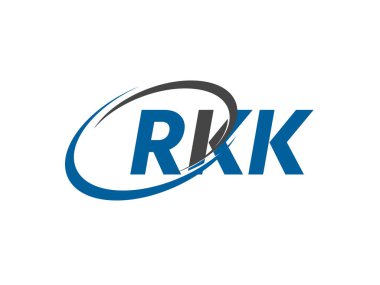 RKK yaratıcı logo tasarımı vektör çizimi