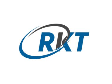 RKT yaratıcı logo tasarımı vektör çizimi
