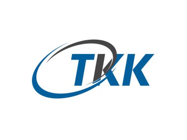 TKK yaratıcı logo tasarımı vektör çizimi