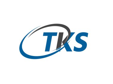 TKS yaratıcı logo tasarımı vektör çizimi