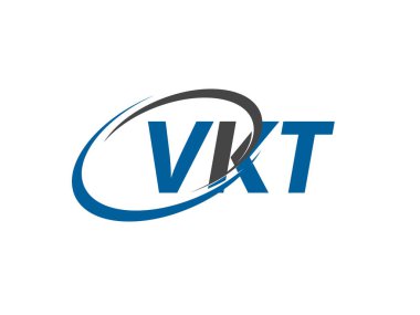 VKT yaratıcı logo tasarımı vektör çizimi