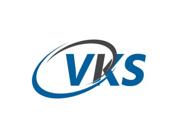 VKS yaratıcı logo tasarımı vektör çizimi