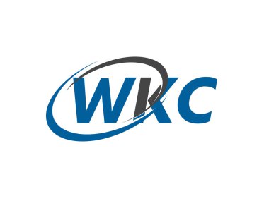 WKC yaratıcı logo tasarımı vektör çizimi