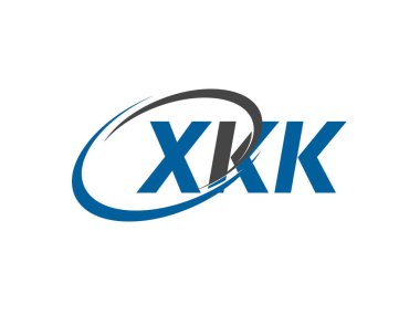 XKK yaratıcı logo tasarımı vektör çizimi