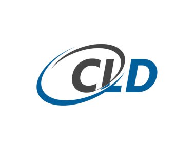 CLD yaratıcı logo tasarımı vektör çizimi