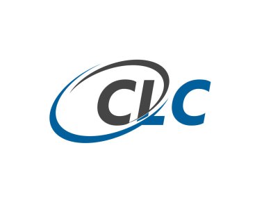 CLC yaratıcı logo tasarımı vektör çizimi