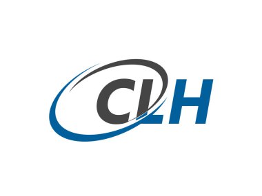 CLH yaratıcı logo tasarımı vektör çizimi