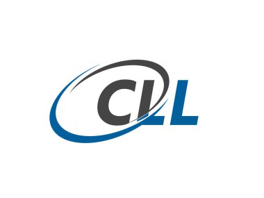 CLL yaratıcı logo tasarımı vektör çizimi