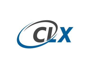CLX yaratıcı logo tasarımı vektör çizimi