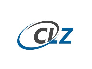CLZ yaratıcı logo tasarımı vektör çizimi