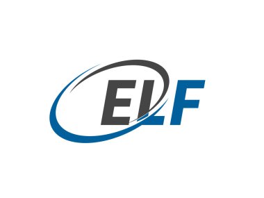 ELF yaratıcı logo tasarımı vektör çizimi