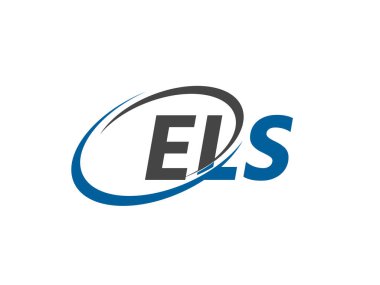 ELS yaratıcı logo tasarımı vektör çizimi