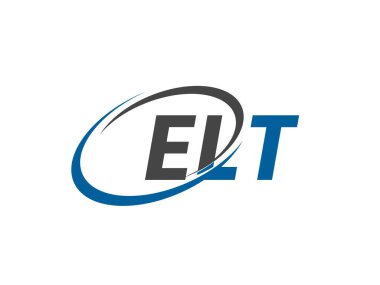 ELT yaratıcı logo tasarımı vektör çizimi