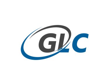GLC yaratıcı logo tasarımı vektör çizimi   