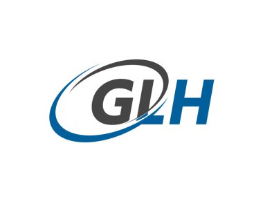 GLH harfli modern zarif logo tasarımı