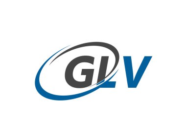 GLV harfi yaratıcı modern zarif logo tasarımı