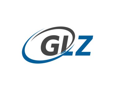 GLZ harfi yaratıcı modern zarif logo tasarımı