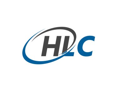 HLC harfi yaratıcı modern zarif logo tasarımı
