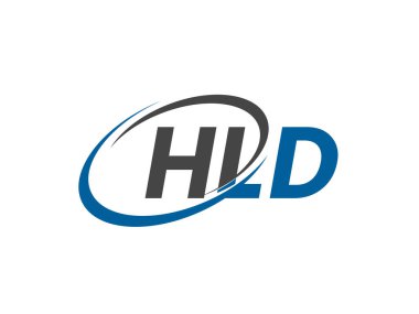 HLD harfi yaratıcı modern zarif logo tasarımı