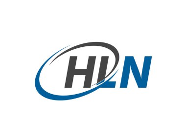 HLN harfi yaratıcı modern zarif logo tasarımı