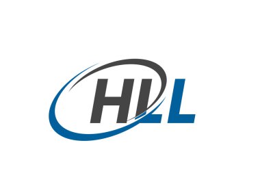 HLL harfi yaratıcı modern zarif logo tasarımı