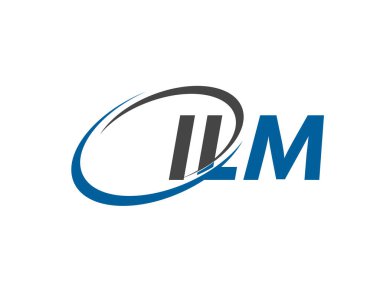 ILM yaratıcı logo tasarımı vektör çizimi