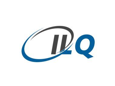 ILQ yaratıcı logo tasarımı vektör çizimi