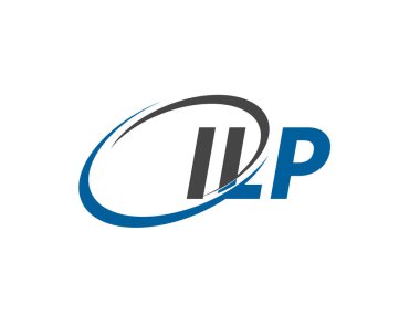 ILP yaratıcı logo tasarımı vektör çizimi