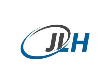 JLH yaratıcı logo tasarımı vektör çizimi