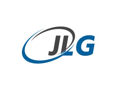 JLG yaratıcı logo tasarımı vektör çizimi