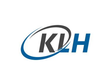 KLH yaratıcı logo tasarımı vektör çizimi