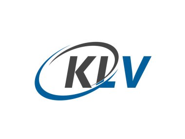 KLV harfi yaratıcı modern zarif logo tasarımı
