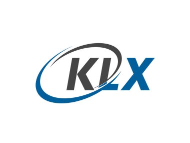 KLX harfi yaratıcı modern zarif logo tasarımı