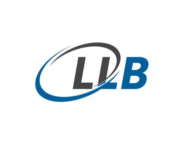 LLB harfli modern zarif logo tasarımı