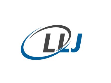 LLJ harfli modern zarif logo tasarımı