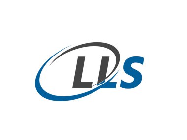 LLS harfi yaratıcı modern zarif logo tasarımı