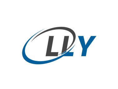 LLY mektup yaratıcı modern zarif logo tasarımı