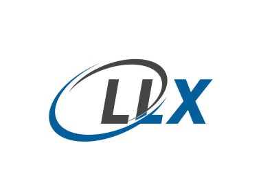 LLX harfli modern zarif logo tasarımı