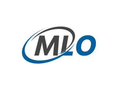 MLO harfi yaratıcı modern zarif logo tasarımı
