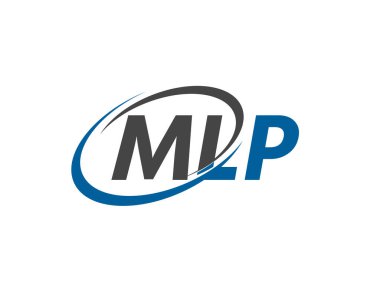 MLP harfi yaratıcı modern zarif logo tasarımı